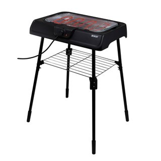 Barbacoa Eléctrica SOGO Negra y Plateada