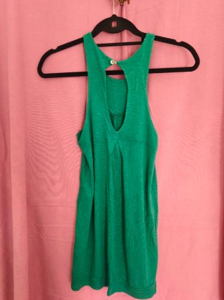 Blusa de alças verde