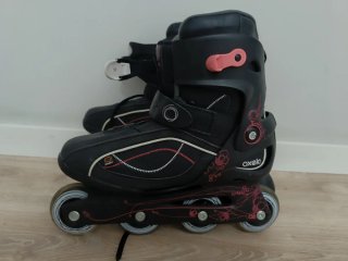 Patines Oxelo negros talla 41.