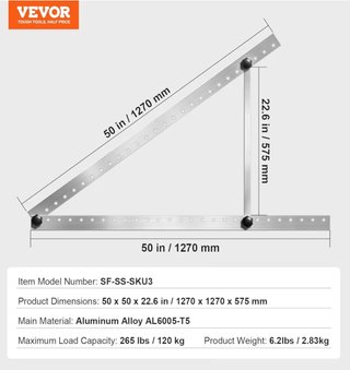 Soporte panal fotovoltaico 50'' ¡nuevo! - Vevor