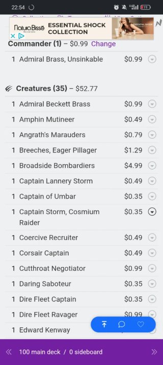Magic The Gathering: Admiral Brass Unsinkable