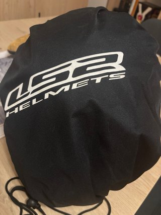 Casco de moto integral LS2 blanco