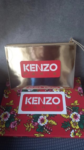 Clutch Kenzo paris Dorado