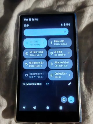 Reproductor MP azul/morado