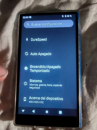 Reproductor MP azul/morado