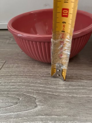 2 Cuencos de Porcelana Rosa