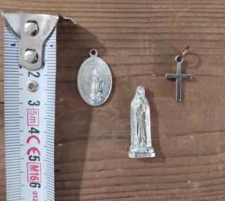 Lote religioso vintage Fátima y Virgen