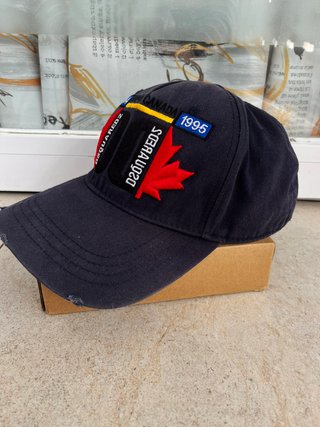 Gorra de béisbol azul marino Dsquared2
