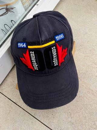 Gorra de béisbol azul marino Dsquared2
