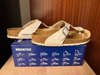 Sandalias Birkenstock Gizeh Blancas Talla 42