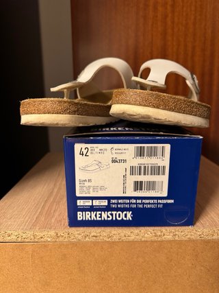 Sandalias Birkenstock Gizeh Blancas Talla 42