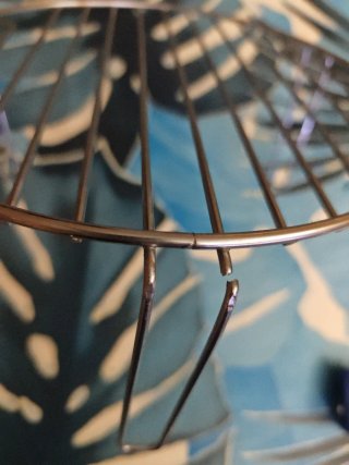 Griglia per microonde. Diametro 24 cm.