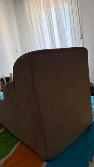 Escalera para perros beige
