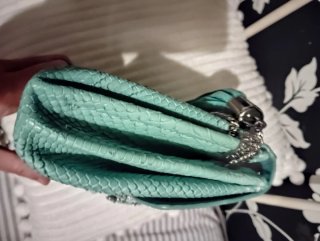 Bolso Fetiche Suances Teal con Pedrería