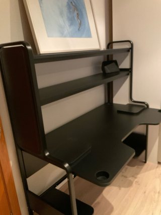 Scrivania Gaming IKEA FREDDE Nera