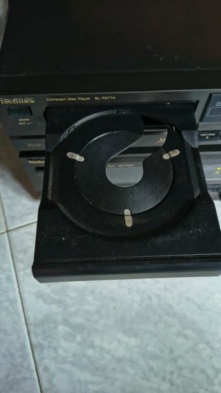 Lettore CD Technics SL-P277A e Piastra Cassette RS