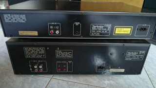Lettore CD Technics SL-P277A e Piastra Cassette RS