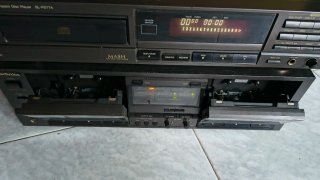Lettore CD Technics SL-P277A e Piastra Cassette RS