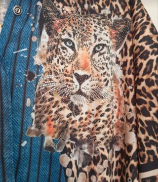 Camisa Turka Animal Print Nueva