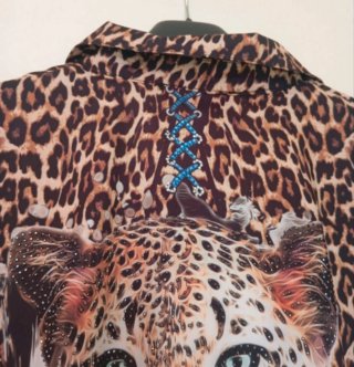 Camisa Turka Animal Print Nueva