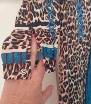 Camisa Turka Animal Print Nueva