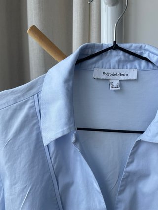 Camisa Pedro del Hierro azul talla 40