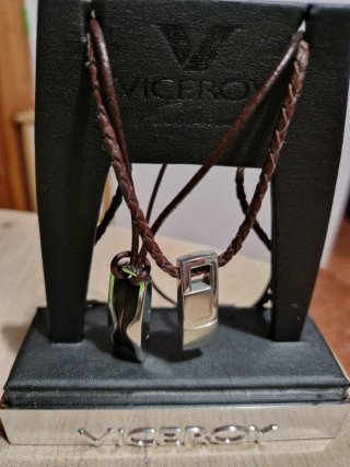 Colgante Viceroy Cuero y Plata