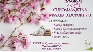 Masajes relajante y descontraturante entre otros .