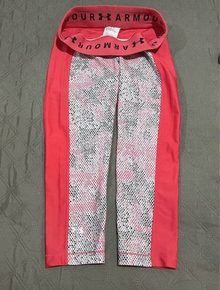 Mallas Capri Under Armour Talla S Coral