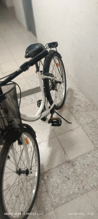 Bicicleta Paseo Mujer Blanca