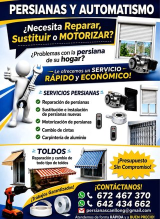 PERSIANAS Y TOLDOS / AUTOMATISMO
