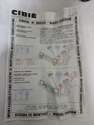 Faros Antiniebla Cibie Iode Amarillos