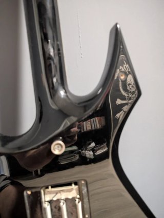 Bc Rich Warlock NJ Neck-Thru + Estuche