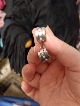 Pendientes Bulgari Flor Plata