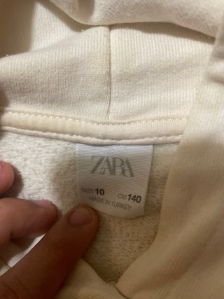 Sudadera con capucha beige para niños o niñas