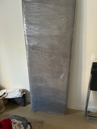 Testiera per Letto 150-160cm in Tela e Legno