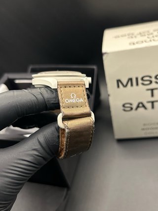 Omega x Swatch MoonSwatch Mission to Saturn Beige