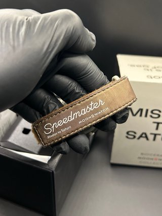 Omega x Swatch MoonSwatch Mission to Saturn Beige