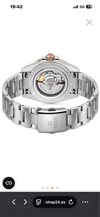 Reloj Swiss Military Hanowa Marrón/Plateado