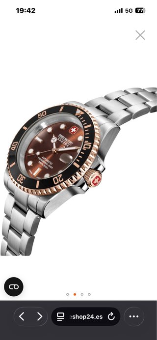 Reloj Swiss Military Hanowa Marrón/Plateado