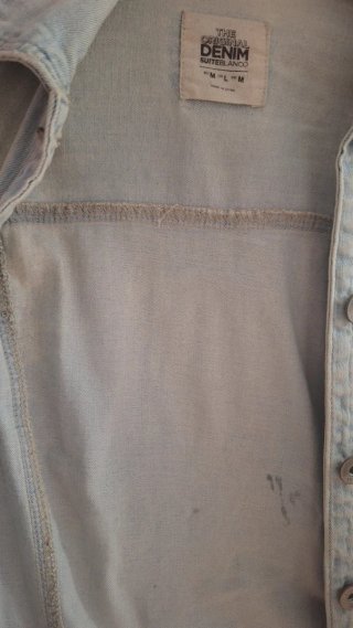 Chaqueta Vaquera. Talla M. Customizada con Parches
