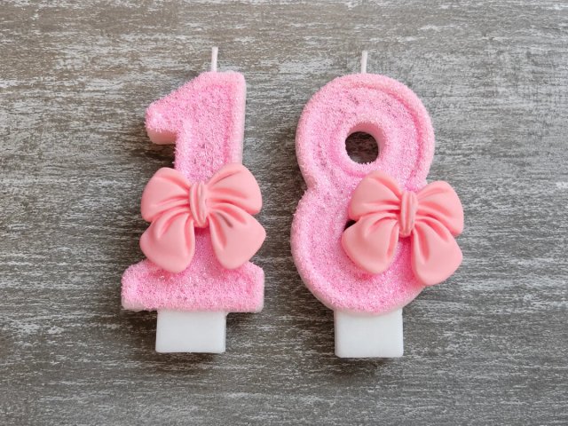 Velas de número del 0 al 9 para tartas