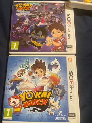 Yo-kai Watch 1 y 2 Mentespectros Nintendo 3DS