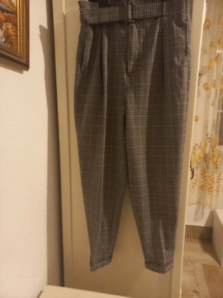 Pantalones Salsa Mujer Cuadros