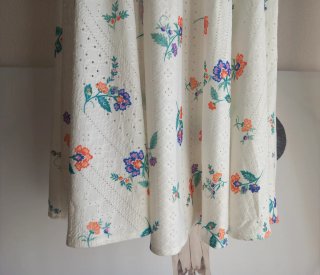 Vestido boho mini flores Springfield T- S