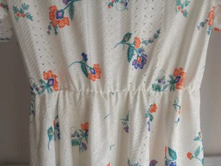 Vestido boho mini flores Springfield T- S