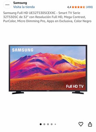 Samsung Smart TV 32 UE32T5305CEXXC