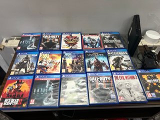 Lote PS4 Juegos + consola Ps2 slim
