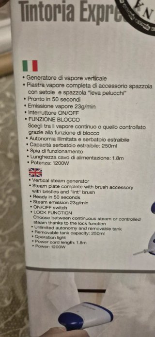 Termozeta Tintoria Express Stiratrice Verticale