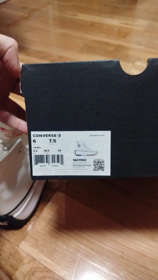 Converse Run Star Hike blancas SIN ESTRENAR